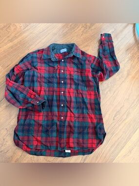Vintage Pendleton Wool Shirt Mens Size XL Green Red Plaid Flannel USA Western